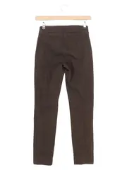 Vorschaubild 2 von SCHIFFAUER Damen Stoffhose Gr. 34 (XS) Braun Slim Fit Casual Modern