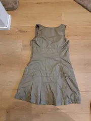 Vorschaubild 4 von EDC Damen Freizeitkleid Gr. 40 L Beige Gestreift Casual Baumwolle