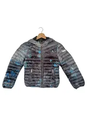 Vorschaubild 1 von Kinder Steppjacke Gr. 128 Mehrfarbig Floral Kapuze Gesteppt
