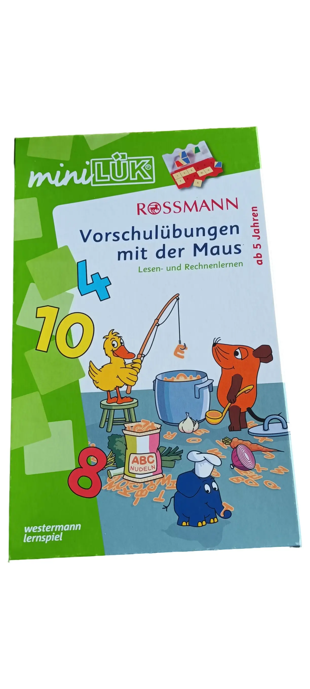 WESTERMANN LERNSPIEL Westermann miniLÜK Vorschulübungen mit der Maus Zahlen Lesen Rechnen ab 4 J.