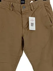 Vorschaubild 3 von Herren Chino Hose Beige Größe 32 W32 Slim Fit Baumwolle