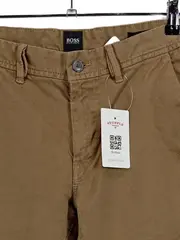 Vorschaubild 2 von Herren Chino Hose Beige Größe 32 W32 Slim Fit Baumwolle