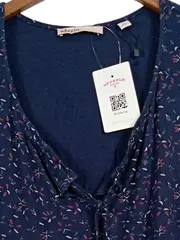 Vorschaubild 3 von Damen Top 42/XL Mehrfarbig Blumenmuster Viskose Casual