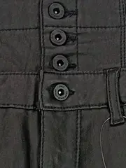 Vorschaubild 5 von Damen Bleistiftrock Gr. 36 Schwarz Business Viskose Midirock