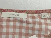 Vorschaubild 3 von Damen Blusenkleid Gr. 36/S Rosa Floral Tunikakleid Baumwolle