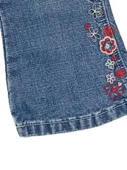 Vorschaubild 4 von Baby Gap Mädchen Jeans Hose Bootcut Blumenstickerei Gr. 12-18 Monate