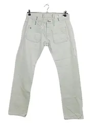 Vorschaubild 2 von Herren Jeans Regular Fit Weiß Gr. W33 L31 Baumwolle
