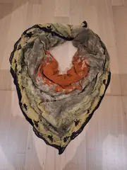 Vorschaubild 2 von Damen Schal Tuch 90x90 cm Abstrakt Viskose Mehrfarbig Casual