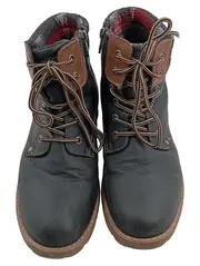 Vorschaubild 2 von Damen Stiefel TEX Schnürstiefel Blau Gr. 41 Winter