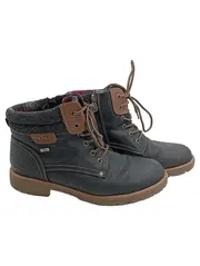 Vorschaubild 1 von Damen Stiefel TEX Schnürstiefel Blau Gr. 41 Winter