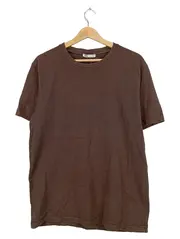 Vorschaubild 1 von Herren Basic T-Shirt Rundhals Braun Gr. XL Baumwolle Uni
