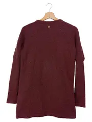 Vorschaubild 2 von Damen Strickjacke Rot Gr. 34/XS Klassisch Elegant Cardigan