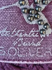 Vorschaubild 6 von Damen Strickschal mit Tasche Lila Baumwolle 190 cm Casual