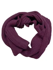 Vorschaubild 1 von Damen Strickschal mit Tasche Lila Baumwolle 190 cm Casual