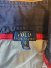 Vorschaubild 2 von Rugby Shirt Kinder Gr. 128 Langarm Weiß Blau Gelb