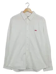 Vorschaubild 1 von Battery Shirt Herren Hemd Langarm Weiß Klassisch Gr. L