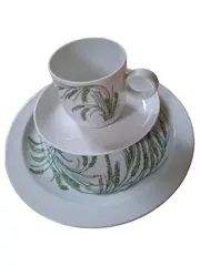 Vorschaubild 1 von Kaffeetasse Untertasse Kuchenteller Studio-Linie Blumen Mehrfarbig Klassisch