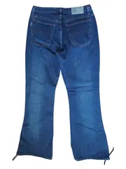 Vorschaubild 2 von Damen Jeans Hose Bootcut Blau Gr. 38 Casual Denim