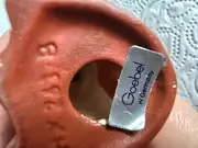Vorschaubild 2 von Engel mit Violine Kerzenhalter Figur Klassisch Braun Keramik Deko