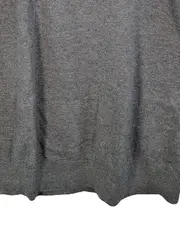 Vorschaubild 4 von Herren Pullover Grau Meliert Rundhals Baumwolle Basic Gr. S