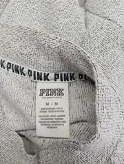 Vorschaubild 3 von VICTORIAS SECRET Damen Sweatshirt Grau Meliert Logo Gr. 38/M Streetwear Casual