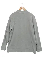 Vorschaubild 2 von VICTORIAS SECRET Damen Sweatshirt Grau Meliert Logo Gr. 38/M Streetwear Casual