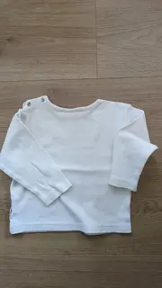 Vorschaubild 2 von Langarmshirt Mädchen Gr. 80 Weiß Pretty Rose Casual