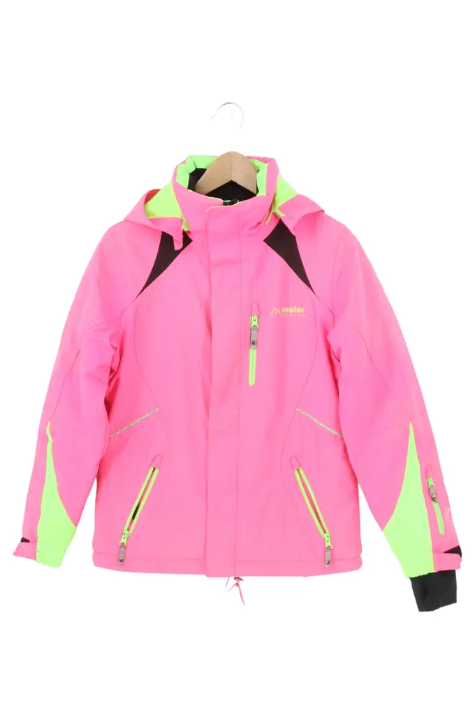 MAIER SPORTS Skijacke Kinder Rosa Kapuze Reißverschluss 152