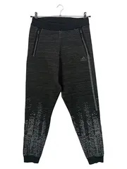 Vorschaubild 1 von Damen Jogginghose Gr. 38/M Grau Meliert Sportlich Freizeithose