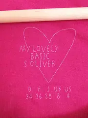 Vorschaubild 4 von Damen Unterhemd Gr. 34 Pink Basic Tank Top Baumwolle