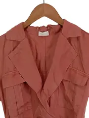 Vorschaubild 2 von Damen Wickelkleid Freizeitkleid Gr. 36/S Braun Lyocell Casual