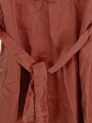 Vorschaubild 3 von Damen Wickelkleid Freizeitkleid Gr. 36/S Braun Lyocell Casual