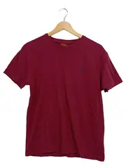 Vorschaubild 1 von Herren T-Shirt Gr. S Rot Baumwolle Logo Basic
