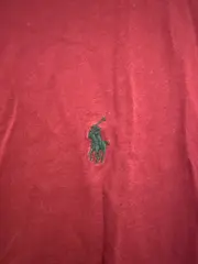 Vorschaubild 3 von Herren T-Shirt Gr. S Rot Baumwolle Logo Basic