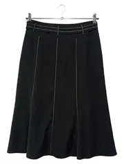 Vorschaubild 2 von A-Linienrock Damen 38/M Schwarz Elegant Midirock