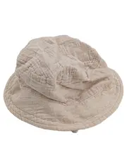 Vorschaubild 1 von Fischerhut Kinder Gr. 51 Beige Baumwolle UV-Schutz GOTS-zertifiziert