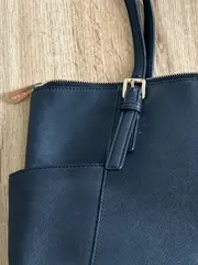 Vorschaubild 5 von Tote Bag Henkeltasche Damen Schwarz Business Strukturmuster