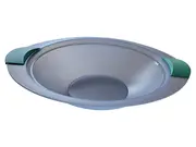 Vorschaubild 1 von Servierschüssel 3L Blau Grün Griffe Modern Kunststoff