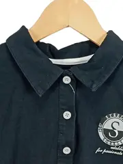 Vorschaubild 2 von Damen Poloshirt Gr. 38/M Schwarz Sportlich Logo-Print