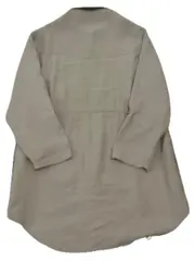 Vorschaubild 3 von Damen Hemdjacke Shacket Beige Oversized Gr. XS Viskose Casual