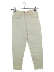 Vorschaubild 1 von Damen Jeans Hose Beige Gr. 26 Casual Regular Fit