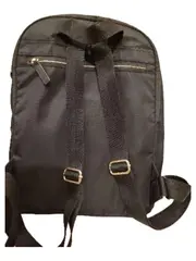Vorschaubild 2 von Damen Rucksack Schwarz Polyester Elegant Goldene Details