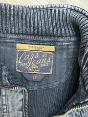 Vorschaubild 4 von Kinder Strickjacke Gr. 146 Grau Reißverschluss Casual