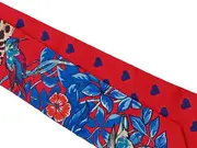 Vorschaubild 3 von Damen Seidenschal Mehrfarbig Luxuriös Tiermotive Floral 85x5cm