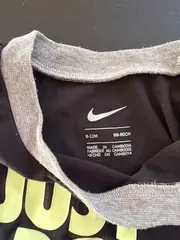 Vorschaubild 3 von Baby Strampler Body Just Do It Gr. 68/80 Schwarz Kurzarm