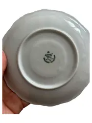 Vorschaubild 2 von Kuchenteller Klassisch Blau Blumenmuster Porzellan 15cm