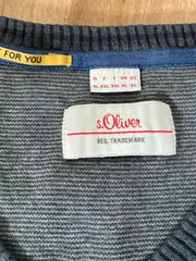 Vorschaubild 5 von Herren Pullover V-Ausschnitt Gr. 52/XL Blau Casual