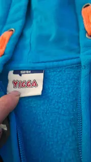 Vorschaubild 2 von Kinder Kapuzenpullover Sweatjacke Gr. 158/164 Blau Hoodie