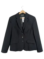 Vorschaubild 1 von Damen Blazer Sakko Gr. 42 Schwarz Business Jacke Klassisch