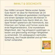 Vorschaubild 3 von Meine ersten Spiele Gute Nacht Lernspiel Holz Motorik Kinder ab 24 Monate